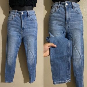 American Eagle super high rise jegging crop